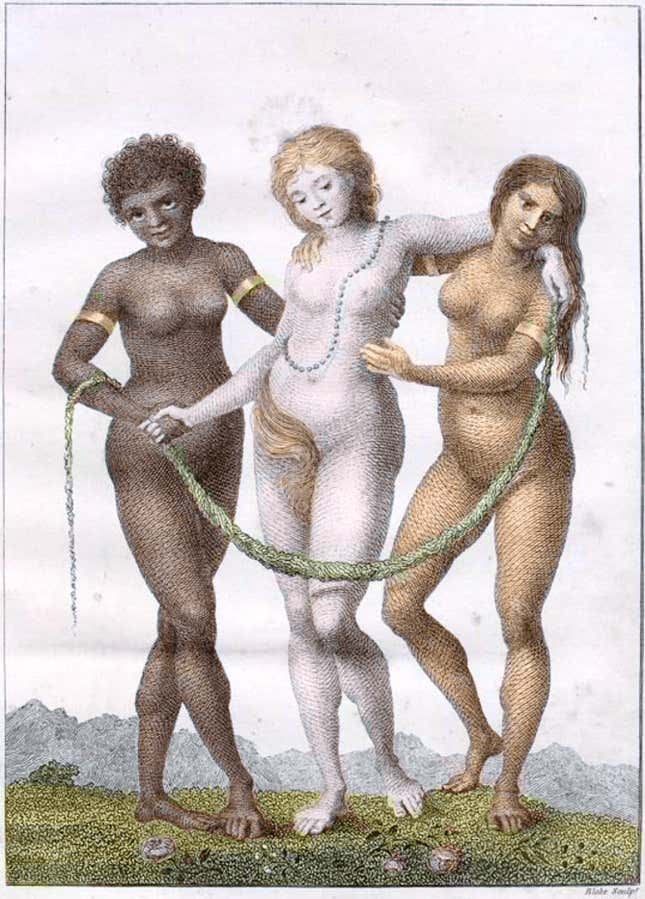 Europe Supported By Africa and America, William Blake (1796)