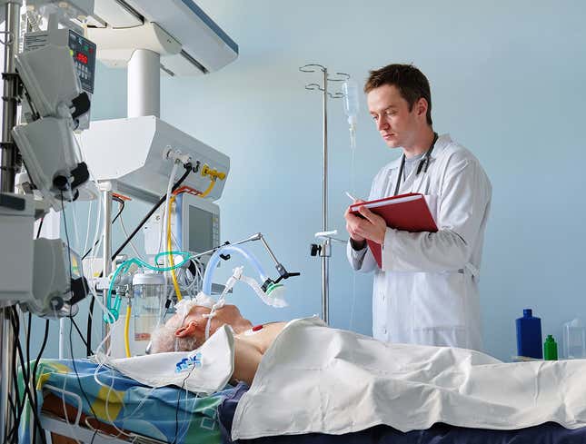 Image for article titled Intubated Man Informed That His Free Covid Tests Have Arrived
