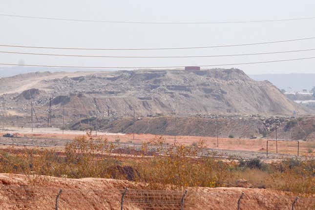 A copper and cobalt mine run by Sicomines is seen in Kolwezi, Democratic Republic of Congo, May 30, 2015.