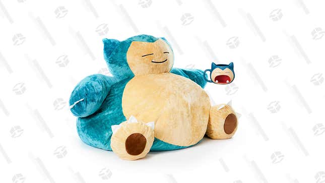 Save 25% on Select Pokémon | GameStop
Pokémon Snorlax Bean Bag Chair | $187 | GameStop
Pokémon Snorlax Novelty Mug | $16 | GameStop
