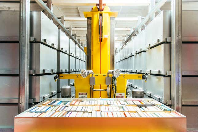 bookBot saved thousands of feet of floor space.