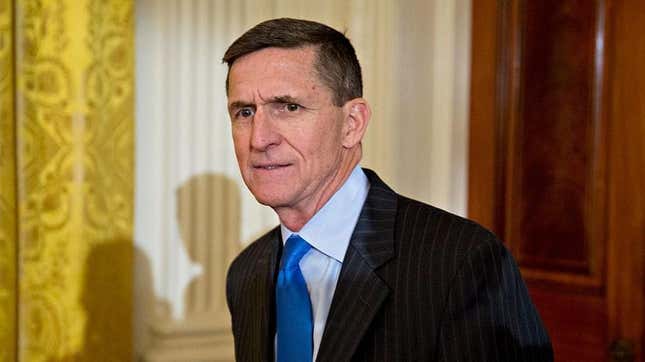 Michael Flynn at the White House