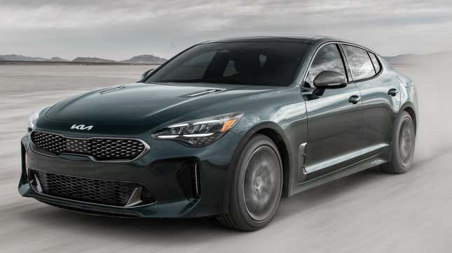 Image for article titled Blog from the Future: It’s a Damn Shame They Cancelled the Kia Stinger
