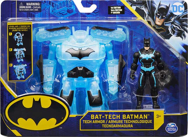 One of the Bat-Tech line’s cooler sets, with its chonky translucent armor.