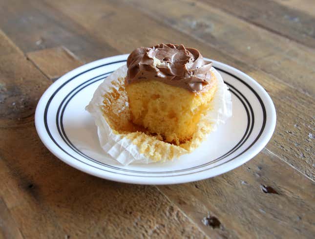 Image for article titled Dry, Flavorless Cupcake Disappointing To Last Bite