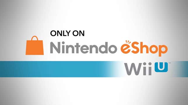 A generic Nintendo eShop image with some additional text signaling that some games are "only on Wii U."