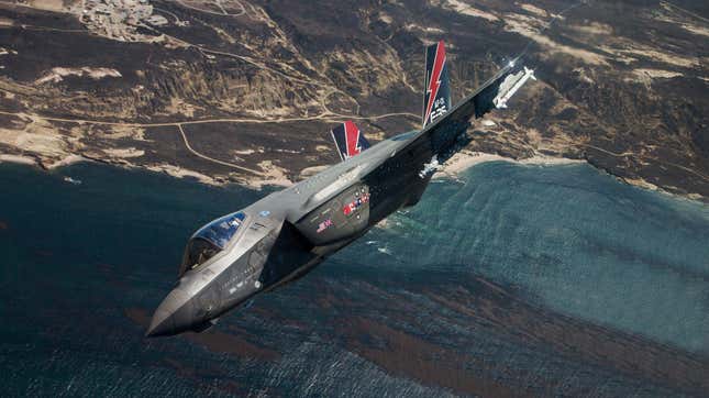 An F-35A gets ready to drop a GBU-12 weapon over the Sea Test Range, Point Mugu, California. This weapons test was one in a series of tests performed with the F35’s latest 3F software. Over the 31 calendar day “surge” period, the team accomplished 30 weapon releases (live fires and separations). Lockheed Martin photo by Chad Bellay.
