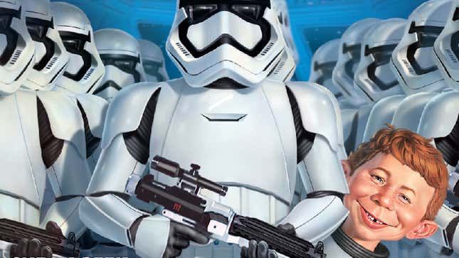 MAD lampoons The Force Awakens on the cover of issue 532.