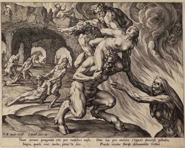 Hell, by Johannes Sadeler