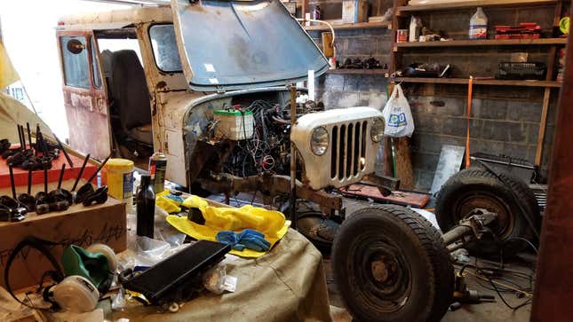 Image for article titled By the Grace of the Car Gods My $500 Postal Jeep Actually Runs Pretty Well