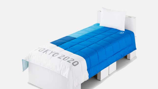 Airweave beds designed for the Olympic Village