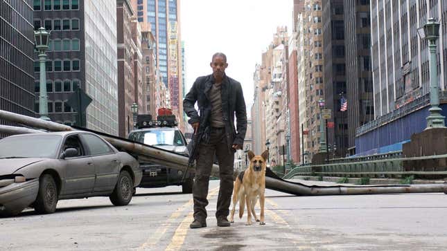 will smith and a dog in new york.