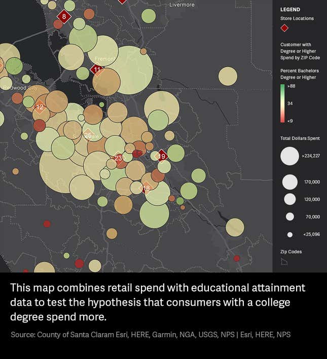 Image for article titled Businesses are finding previously undetectable data trends using location intelligence