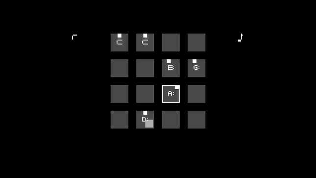 A screenshot of the Nanoloop music-making software.
