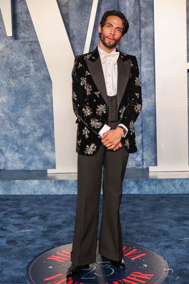 2023 Oscars Afterparties: Diego Calva at the Vanity Fair Oscars Party