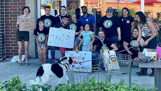 Chicago Starbucks workers strike on August 30, 2022, Pumpkin Spice Latte release day.
