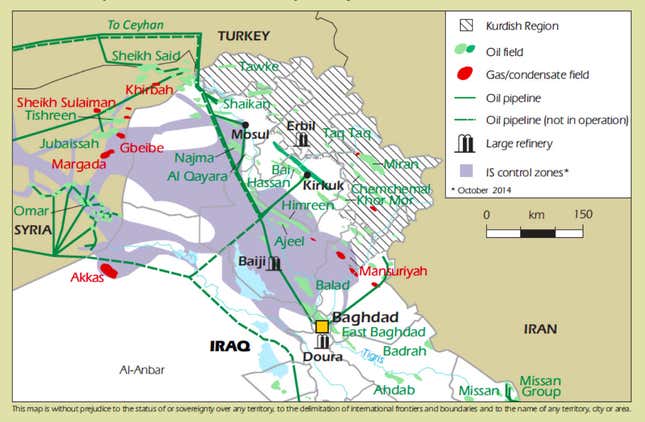 Image for article titled ISIL is suffering a big oil hit