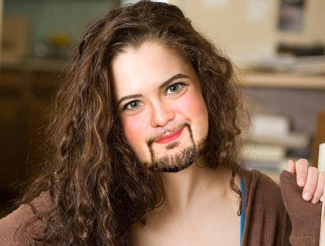 Image for article titled Bearded Lady Cleans Up Real Nice