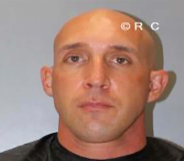 This April 14, 2021, booking photo provided by the Richland County, S.C., detention center shows Jonathan Pentland, a U.S. Army staff sergeant charged with third-degree assault and battery after a video went viral depicting him accosting and shoving a Black man in a South Carolina neighborhood. 