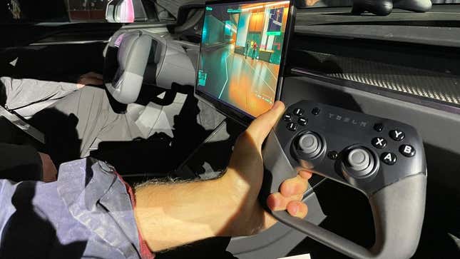 Imagen para el artículo titulado El nuevo sistema de infoentretenimiento de los Tesla será capaz de correr Cyberpunk 2077 a 60 fps