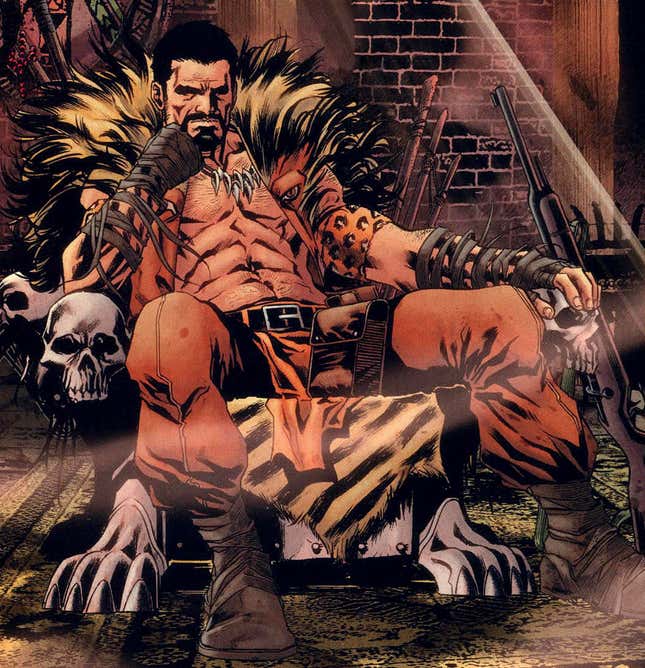 Kraven en los cómics.