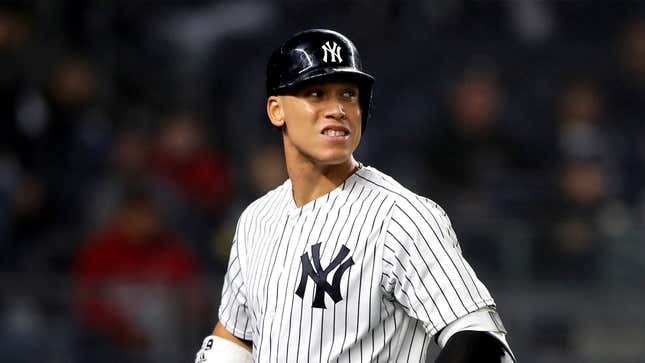 Image for article titled Aaron Judge: ‘I Wish I’d Just Used Steroids And Hit 80 Home Runs’