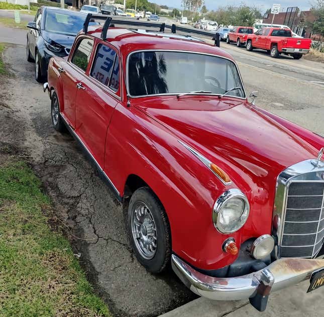 Image for article titled At $5,900 Is This Chevy-powered 1959 Mercedes 219 a Potential Ponton?
