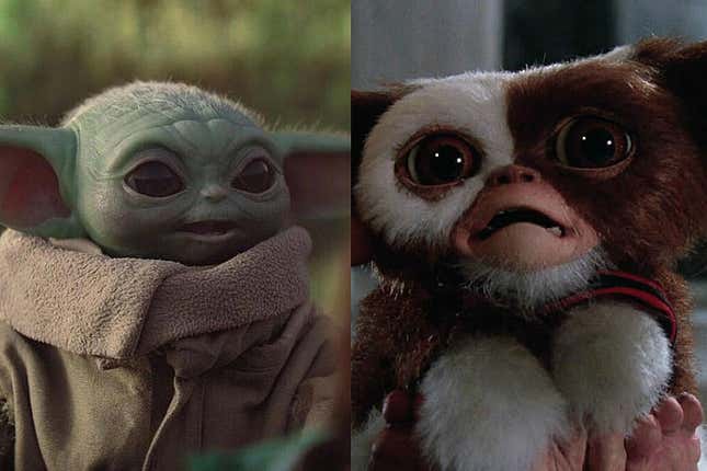 Imagen para el artículo titulado El director de los Gremlins dice que Baby Yoda es una copia descarada de Gizmo