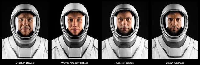 The Crew-6 astronauts.
