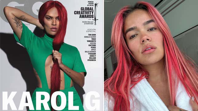 Image for article titled Karol G Calls Out GQ Mexico&#39;s &#39;Disrespectful&#39; Photoshopping of Her Face and Body