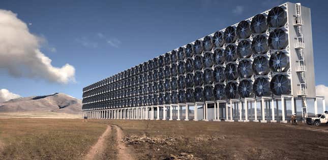 Is this the future? This US firm plans to capture carbon dioxide directly from the atmosphere.