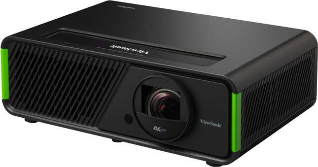 The Viewsonic X2-4K projector pictured against a white background.