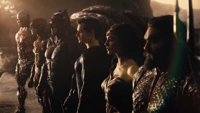 The Snyder Cut of Justice League is coming.
