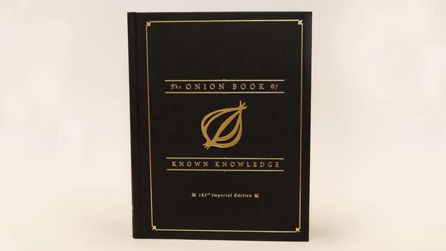 Image for article titled 'Onion Book Of Known Knowledge' Contains Cure For HIV