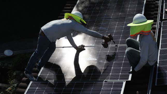 Image for article titled Clean Energy Lost More Workers in March Than the Entire Coal Industry Employs