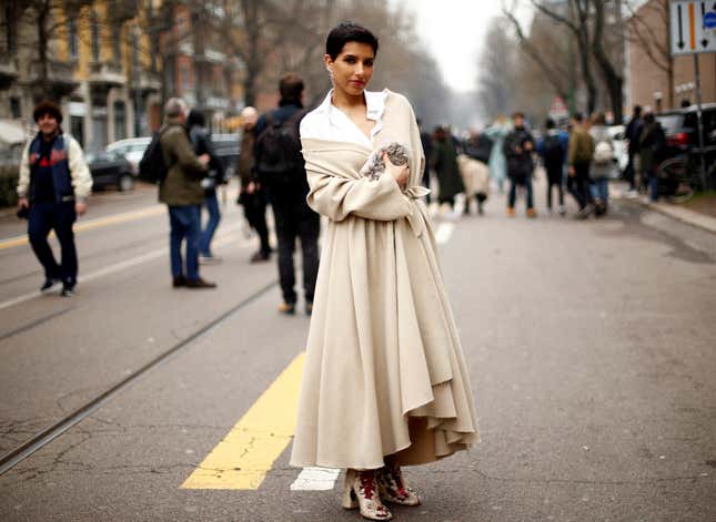 Former Vogue Arabia editor in chief and Saudi Princess Deena Aljuhani Abdulaziz is an ambassador for Middle Eastern fashion and beauty.
