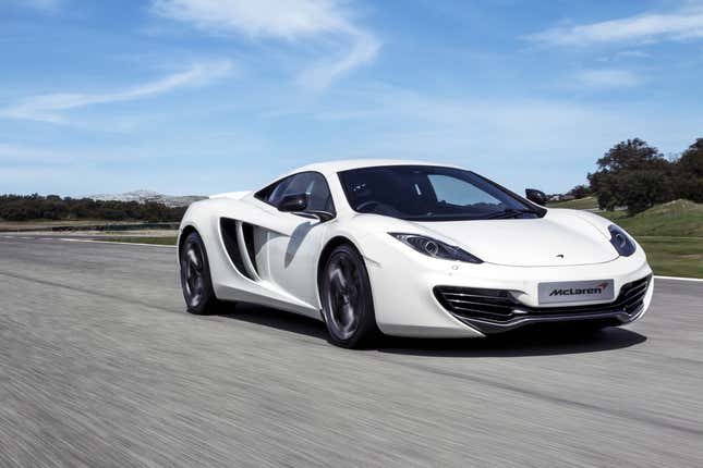 Frank’s first McLaren, the MP4-12C