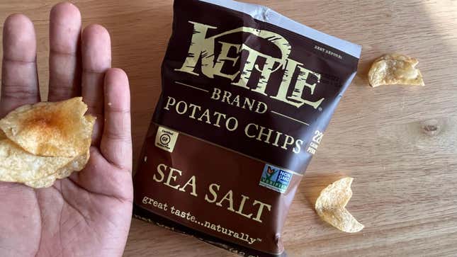  Kettle Brand Potato Chips, Sea Salt