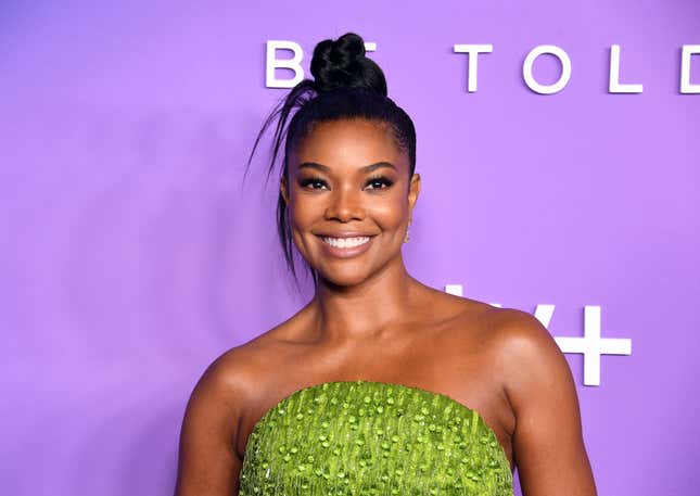 Gabrielle Union attends the season 3 premiere of Apple TV+’s “Truth Be Told” on January 19, 2023 in West Hollywood, California.
