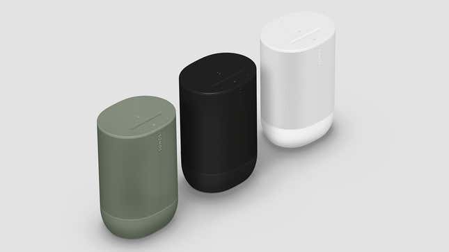 A photo of the three Sonos Move 2 colors 