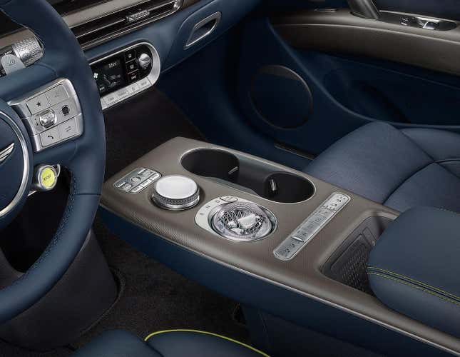 Image for article titled The Genesis GV60 Is A Striking-Looking First Genesis EV