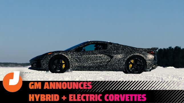 GM announces hybrid + electric Corvettes