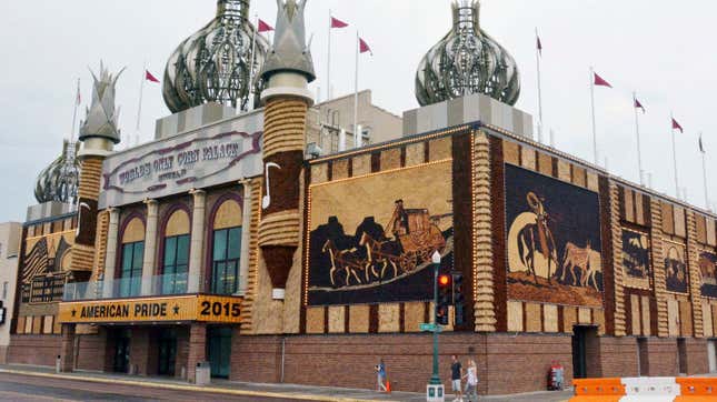 The Corn Palace in Mitchell, South Dakota in 2015.