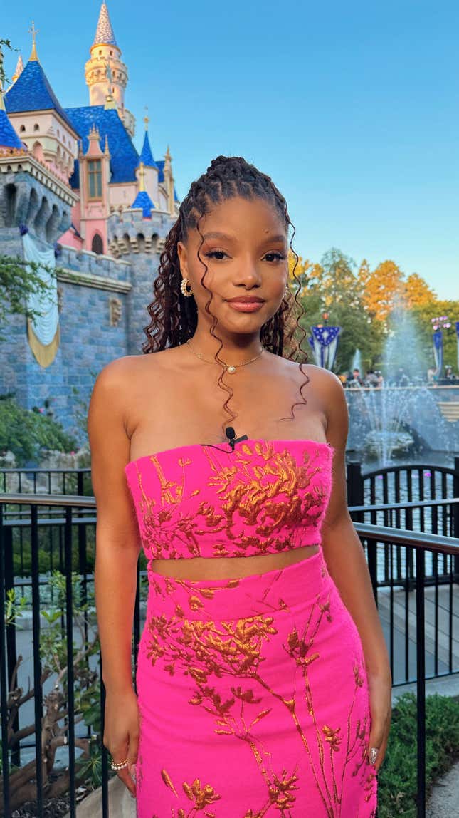 Image for article titled When Halle Bailey Got a DM From Serena, This Happened!
