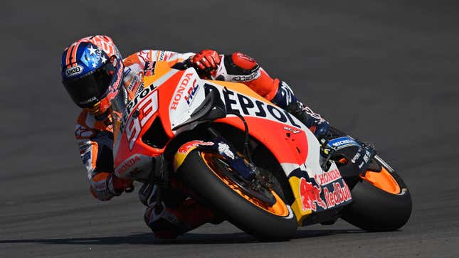 Image for article titled Marc Márquez Rides From Last To Sixth At MotoGP&#39;s Race In Austin