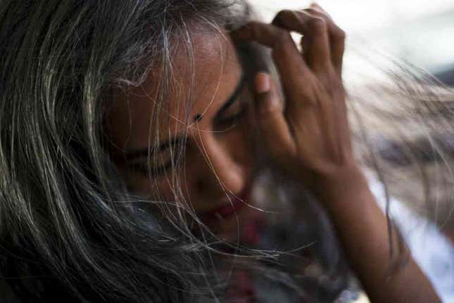 Image for article titled Indian women are finding a silver lining in their grey hair