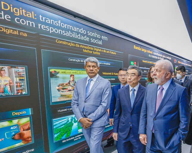 Lula visited Huawei in Shanghai during his state visit, a signal to the US that Brazil is open to Chinese foreign investment.
