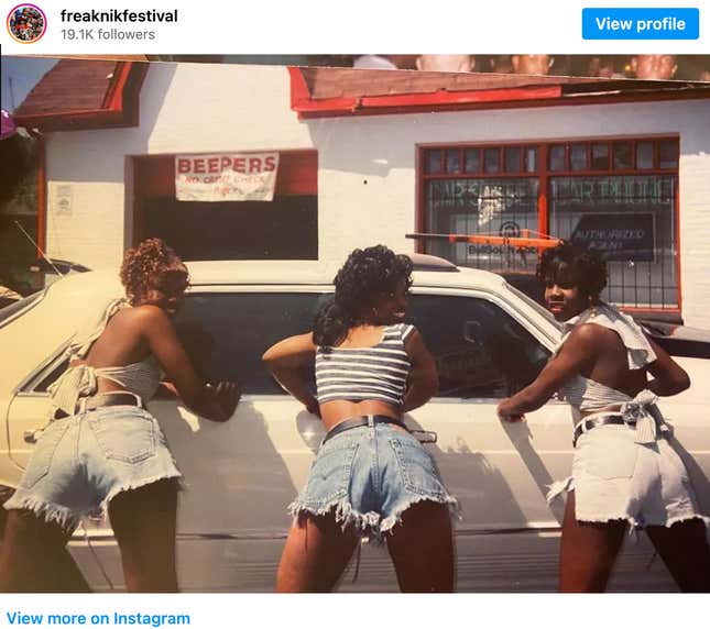 Image for article titled Freaknik&#39;s Freshest Fashions Back In The Day