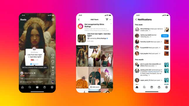 Image for article titled Now You Can Add Music to Your Instagram Carousels