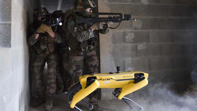 Image for article titled How Law Enforcement Agencies Around the Globe Are Using Robo-Dogs